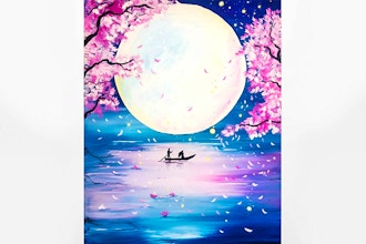 Paint Nite: Cherry Blossom Dreamboat